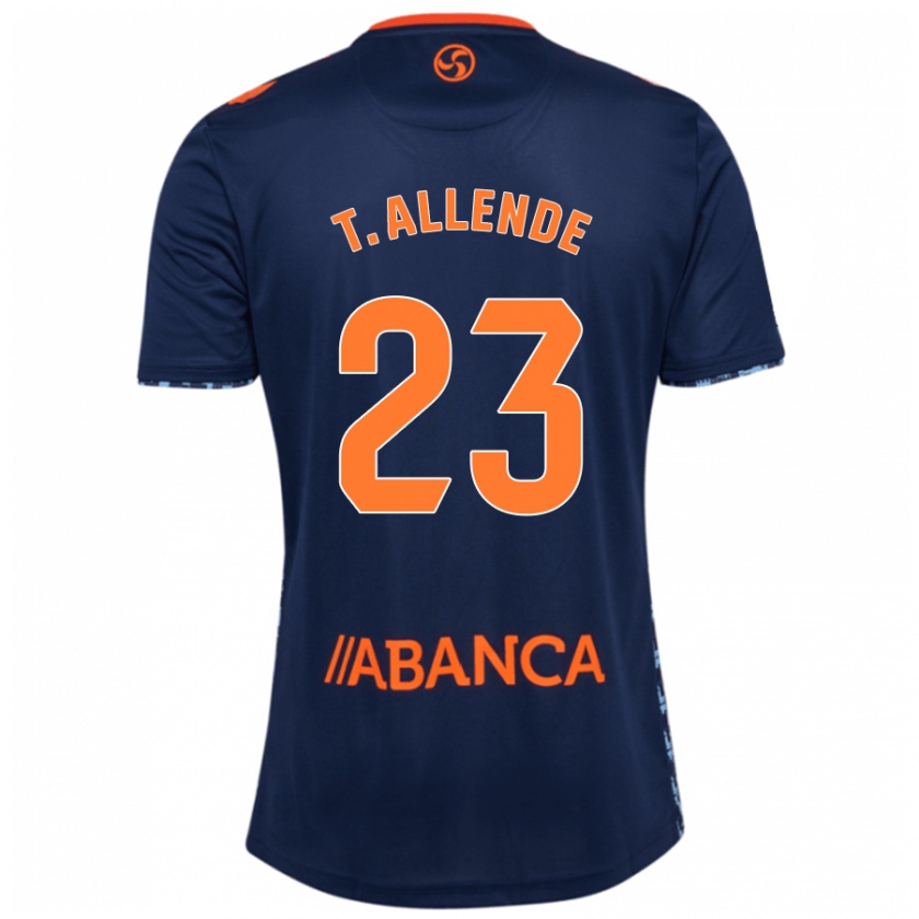 Kandiny Damen Tadeo Allende #23 Marineblau Auswärtstrikot Trikot 2024/25 T-Shirt