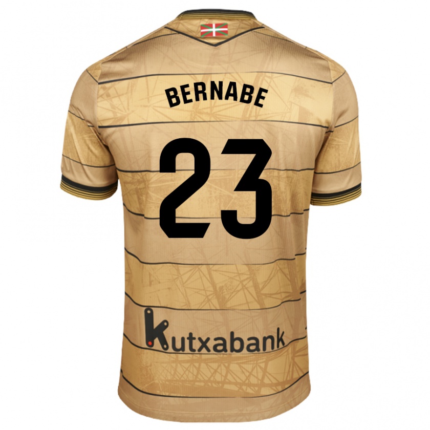 Kandiny Damen Alejandra Bernabé De Santiago #23 Braun Auswärtstrikot Trikot 2024/25 T-Shirt