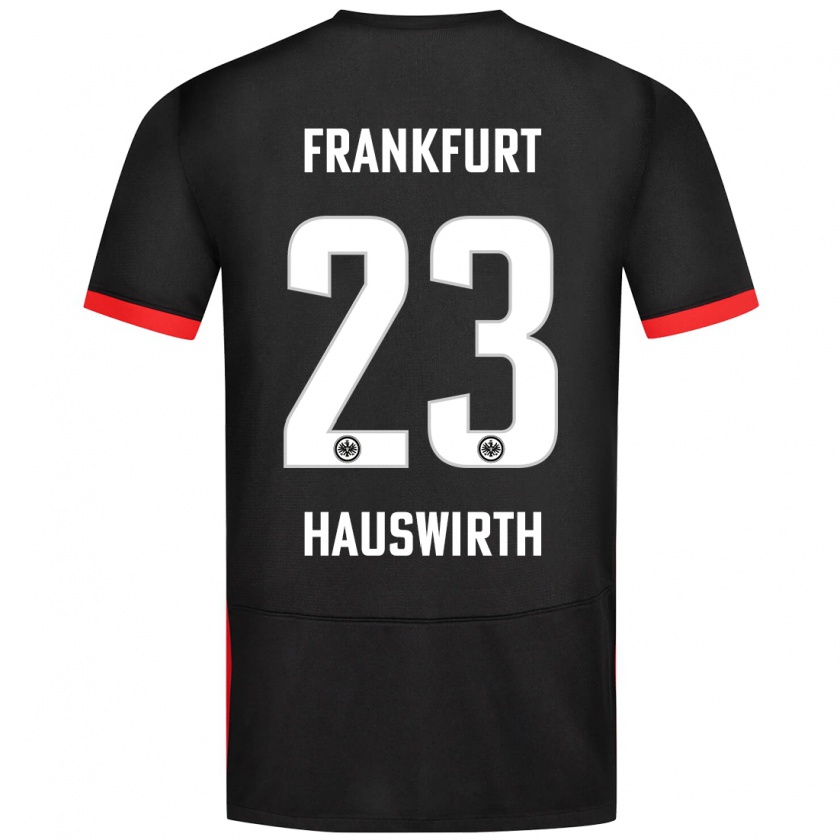 Kandiny Damen Max Hauswirth #23 Schwarz Auswärtstrikot Trikot 2024/25 T-Shirt