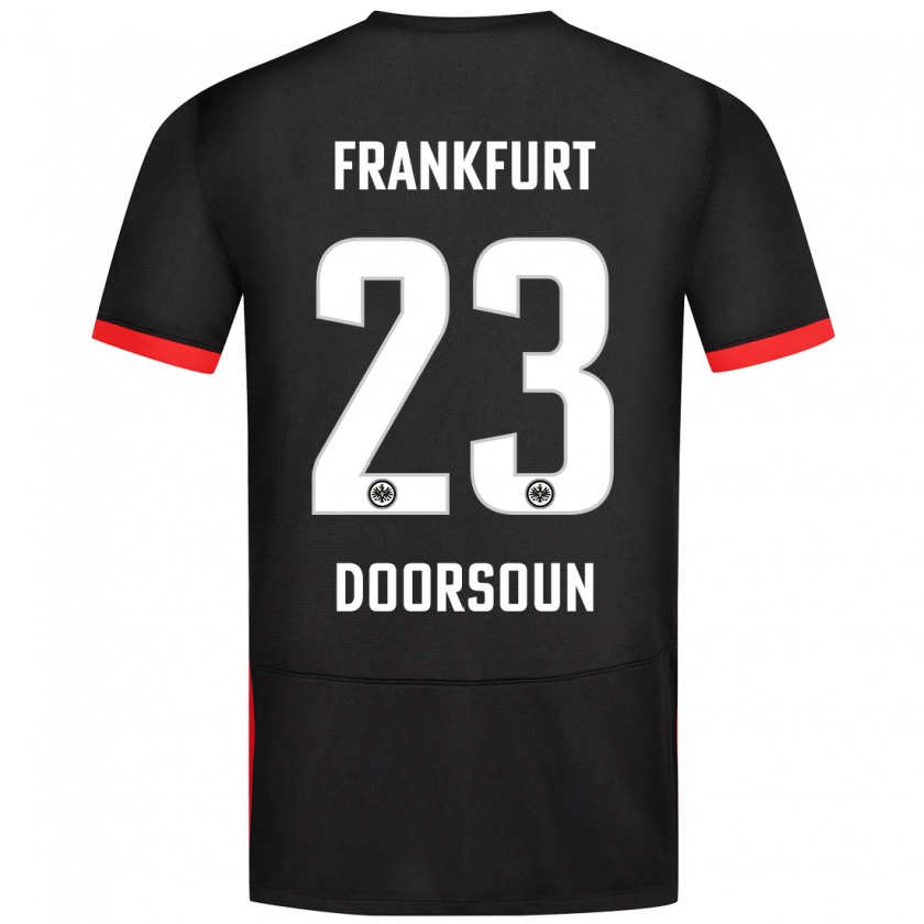 Kandiny Damen Sara Doorsoun #23 Schwarz Auswärtstrikot Trikot 2024/25 T-Shirt