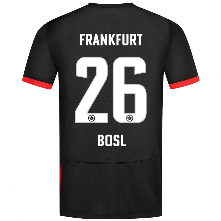 Kandiny Damen Cara Bosl #26 Schwarz Auswärtstrikot Trikot 2024/25 T-Shirt