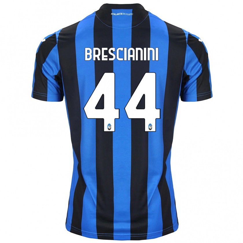 Kandiny Kinder Marco Brescianini #44 Blau Schwarz Heimtrikot Trikot 2024/25 T-Shirt