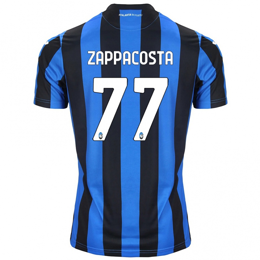 Kandiny Kinder Davide Zappacosta #77 Blau Schwarz Heimtrikot Trikot 2024/25 T-Shirt