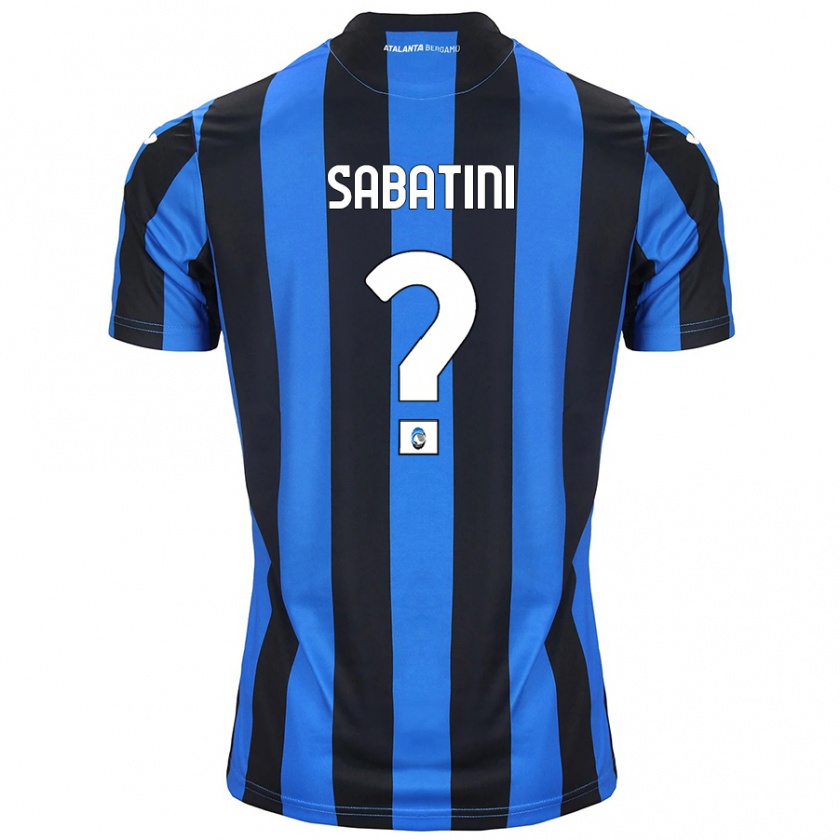 Kandiny Kinder Carlo Sabatini #0 Blau Schwarz Heimtrikot Trikot 2024/25 T-Shirt