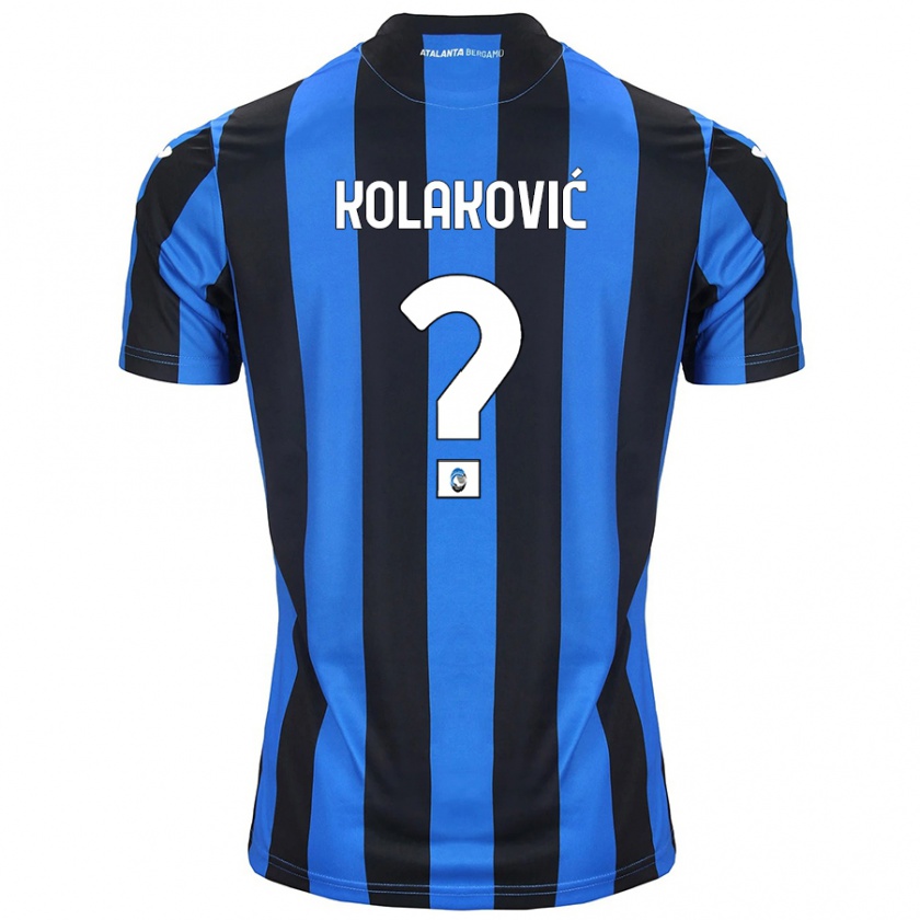 Kandiny Kinder Vinko Kolaković #0 Blau Schwarz Heimtrikot Trikot 2024/25 T-Shirt