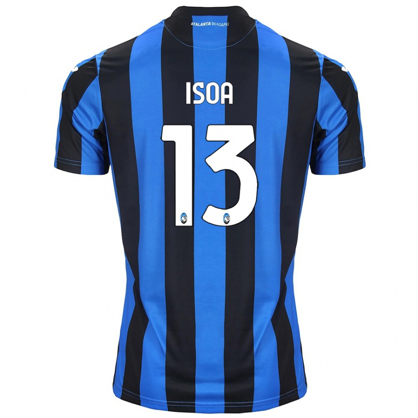 Kandiny Kinder Isaac Isoa #13 Blau Schwarz Heimtrikot Trikot 2024/25 T-Shirt