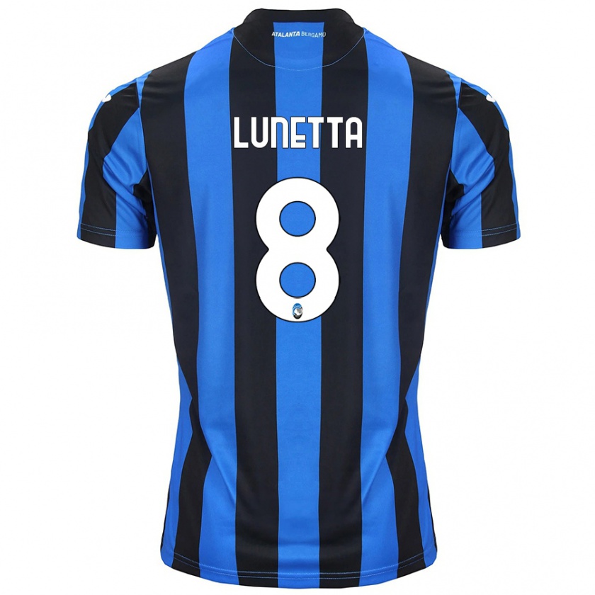 Kandiny Kinder Gabriel Lunetta #8 Blau Schwarz Heimtrikot Trikot 2024/25 T-Shirt