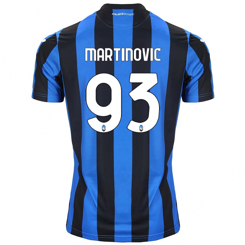 Kandiny Kinder Melania Martinovic #93 Blau Schwarz Heimtrikot Trikot 2024/25 T-Shirt