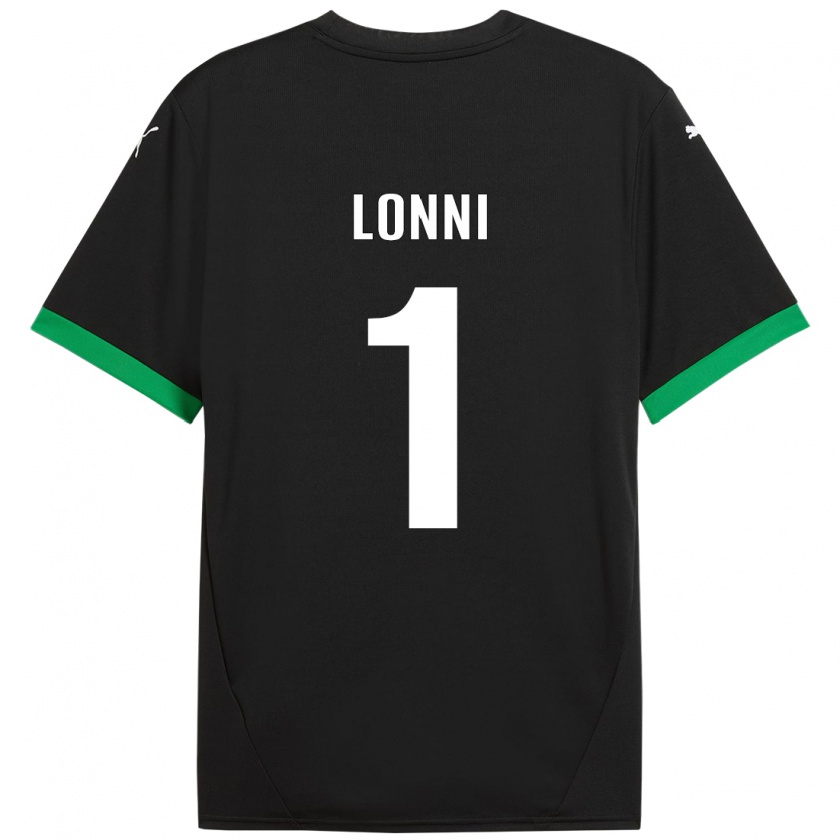 Kandiny Kinder Lia Lonni #1 Schwarz Dunkelgrün Heimtrikot Trikot 2024/25 T-Shirt