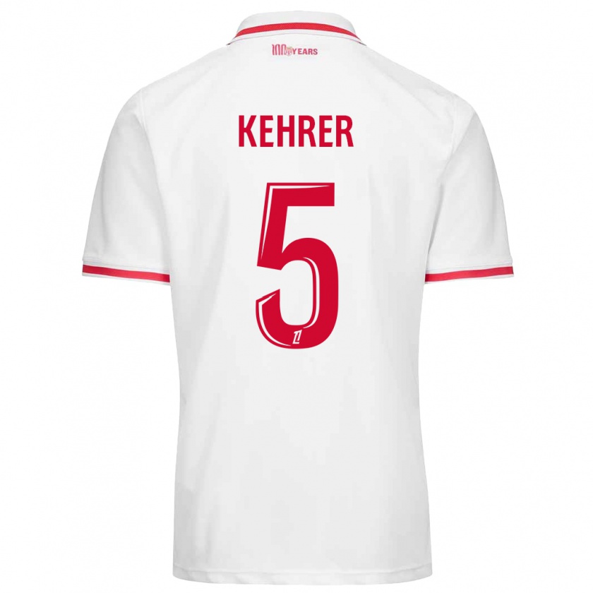 Kandiny Kinder Thilo Kehrer #5 Weiß Rot Heimtrikot Trikot 2024/25 T-Shirt