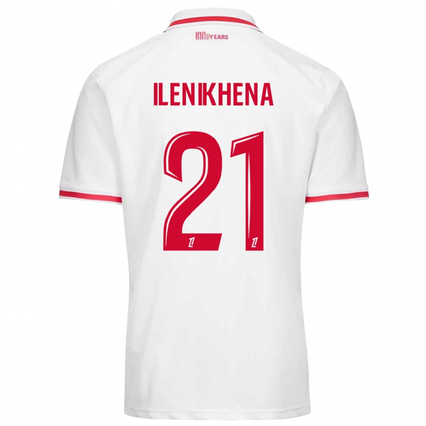 Kandiny Kinder George Ilenikhena #21 Weiß Rot Heimtrikot Trikot 2024/25 T-Shirt