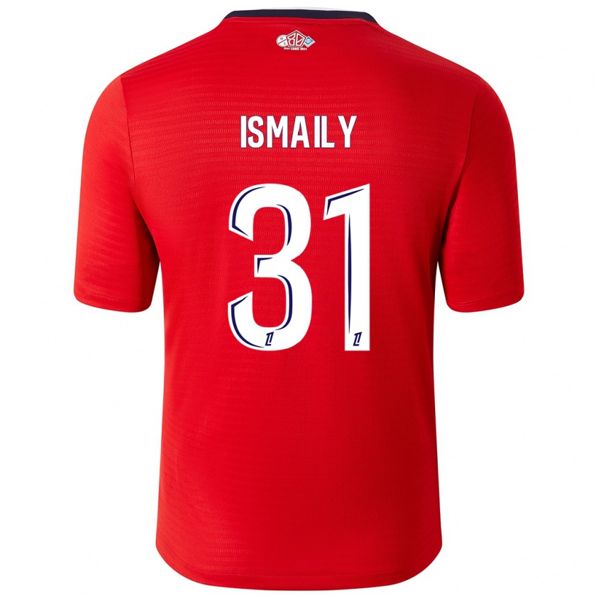 Kandiny Kinder Ismaily #31 Rot Weiß Heimtrikot Trikot 2024/25 T-Shirt