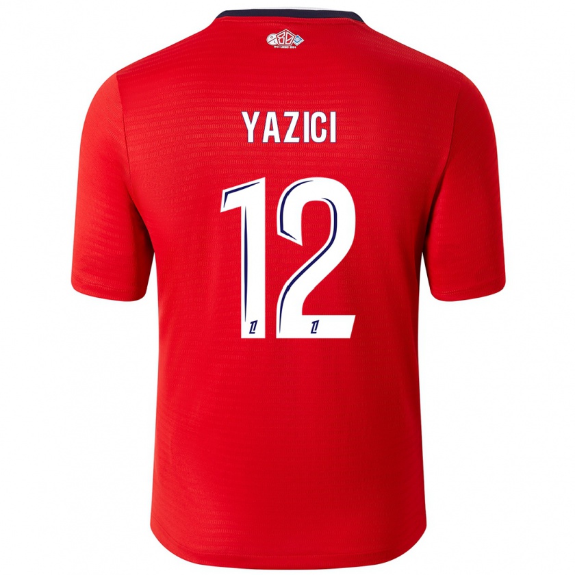 Kandiny Kinder Yusuf Yazici #12 Rot Weiß Heimtrikot Trikot 2024/25 T-Shirt