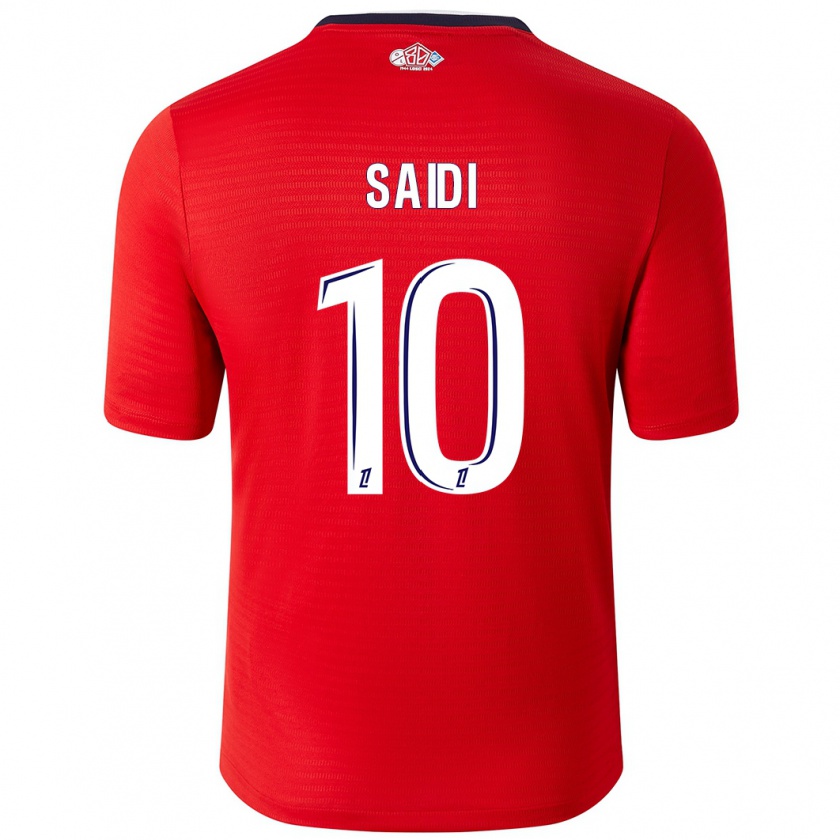 Kandiny Kinder Rachel Saidi #10 Rot Weiß Heimtrikot Trikot 2024/25 T-Shirt