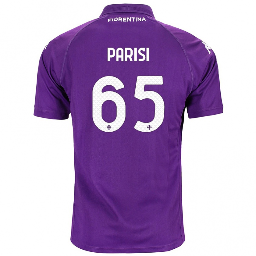 Kandiny Kinder Fabiano Parisi #65 Violett Heimtrikot Trikot 2024/25 T-Shirt