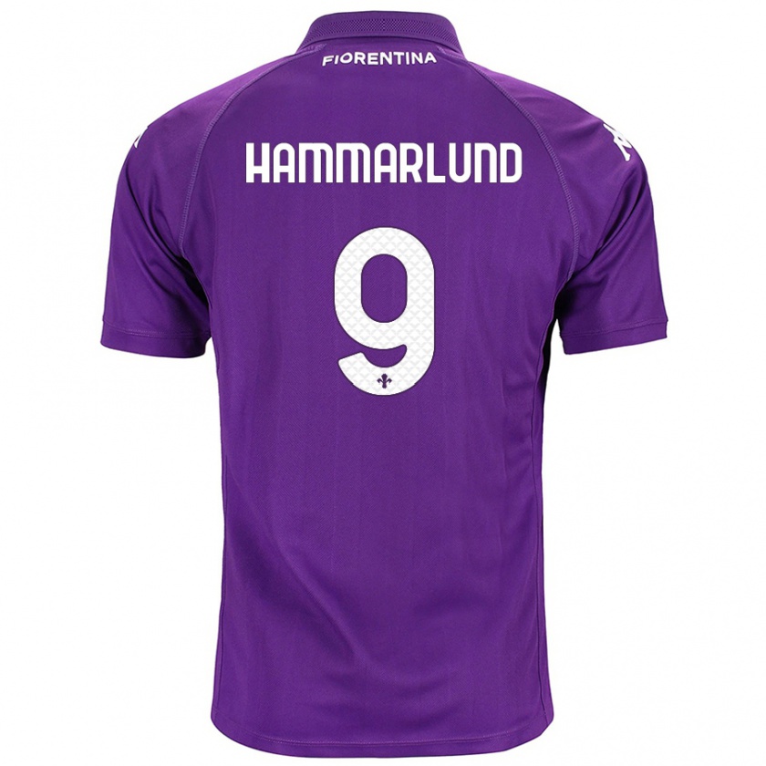 Kandiny Kinder Pauline Hammarlund #9 Violett Heimtrikot Trikot 2024/25 T-Shirt