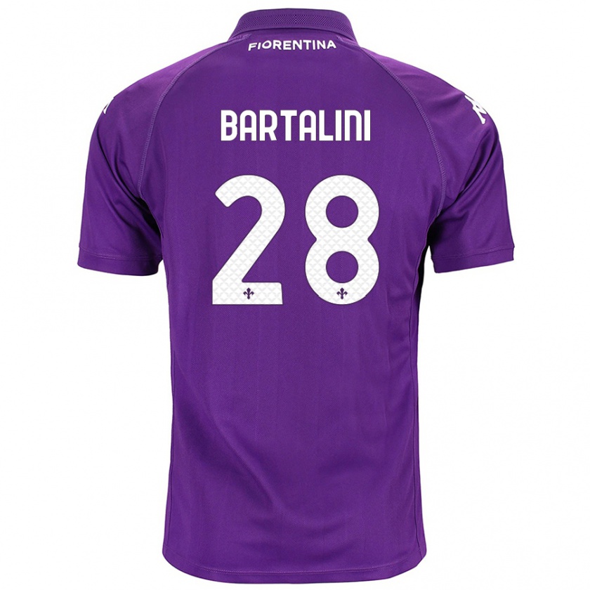 Kandiny Kinder Viola Bartalini #28 Violett Heimtrikot Trikot 2024/25 T-Shirt