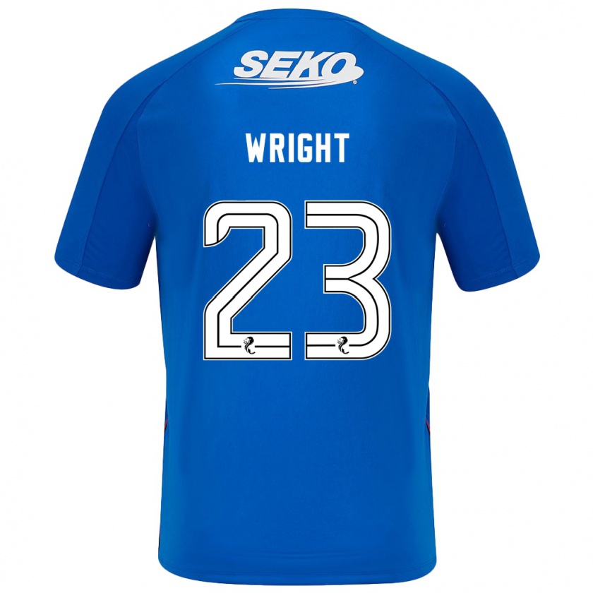 Kandiny Kinder Scott Wright #23 Dunkelblau Heimtrikot Trikot 2024/25 T-Shirt