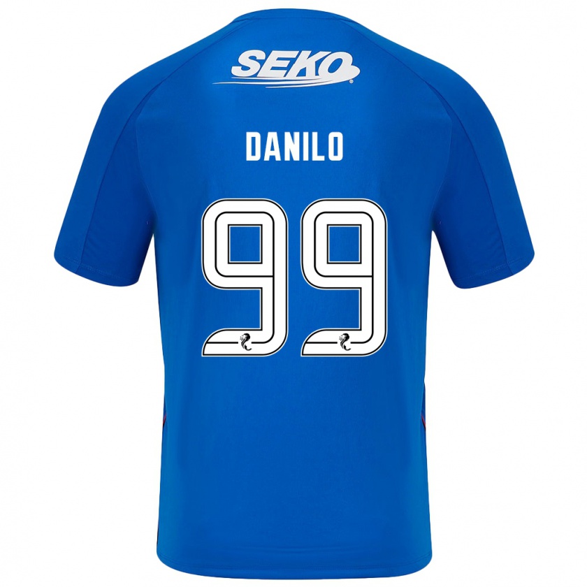 Kandiny Kinder Danilo #99 Dunkelblau Heimtrikot Trikot 2024/25 T-Shirt