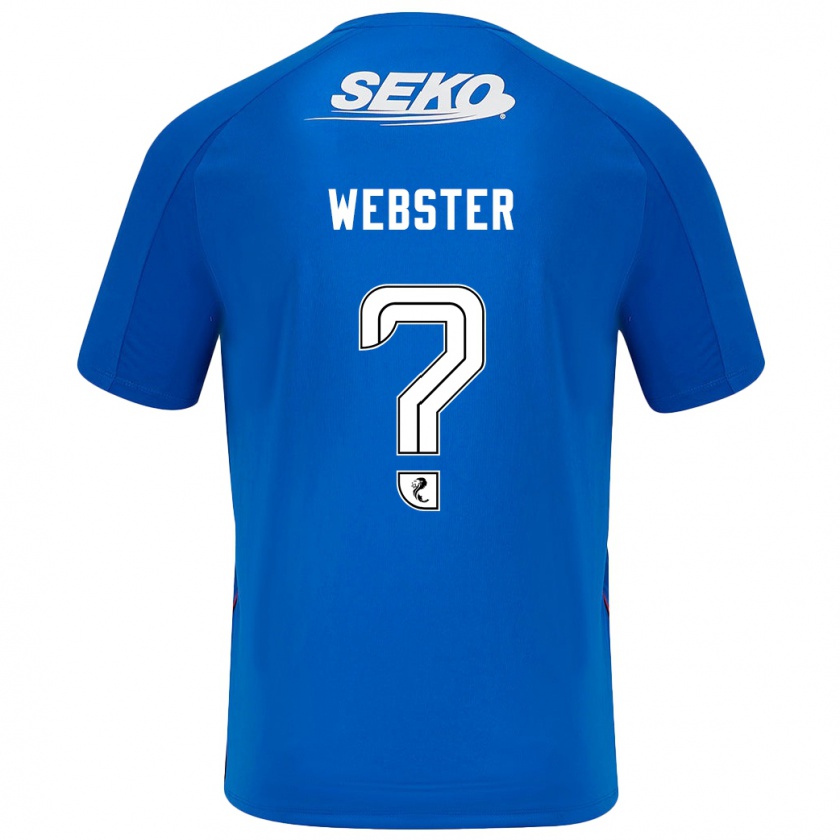 Kandiny Kinder Kristian Webster #0 Dunkelblau Heimtrikot Trikot 2024/25 T-Shirt