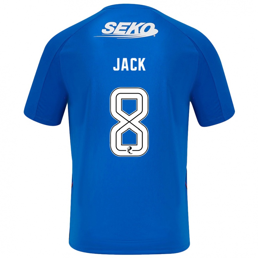 Kandiny Kinder Ryan Jack #8 Dunkelblau Heimtrikot Trikot 2024/25 T-Shirt