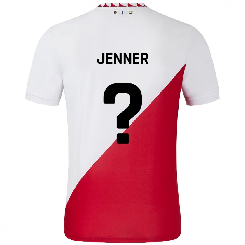 Kandiny Kinder Ivar Jenner #0 Weiß Rot Heimtrikot Trikot 2024/25 T-Shirt