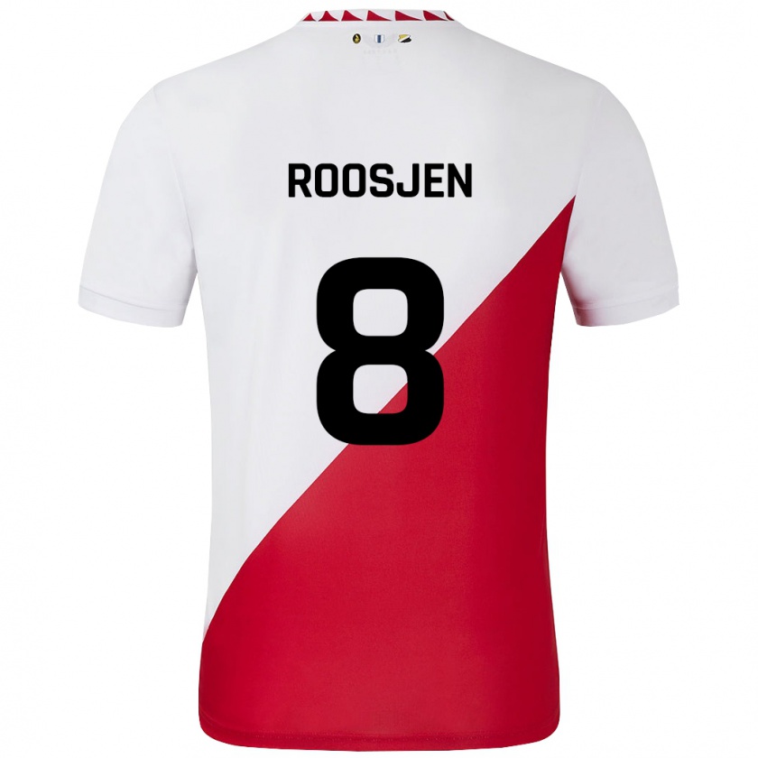 Kandiny Kinder Judith Roosjen #8 Weiß Rot Heimtrikot Trikot 2024/25 T-Shirt