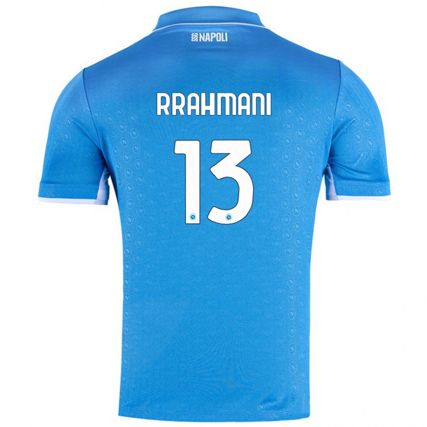 Kandiny Kinder Amir Rrahmani #13 Himmelblau Heimtrikot Trikot 2024/25 T-Shirt