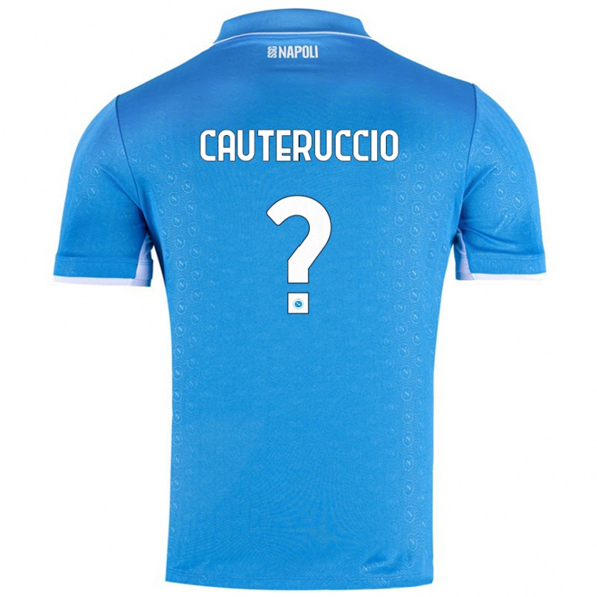 Kandiny Kinder Walter Cauteruccio #0 Himmelblau Heimtrikot Trikot 2024/25 T-Shirt