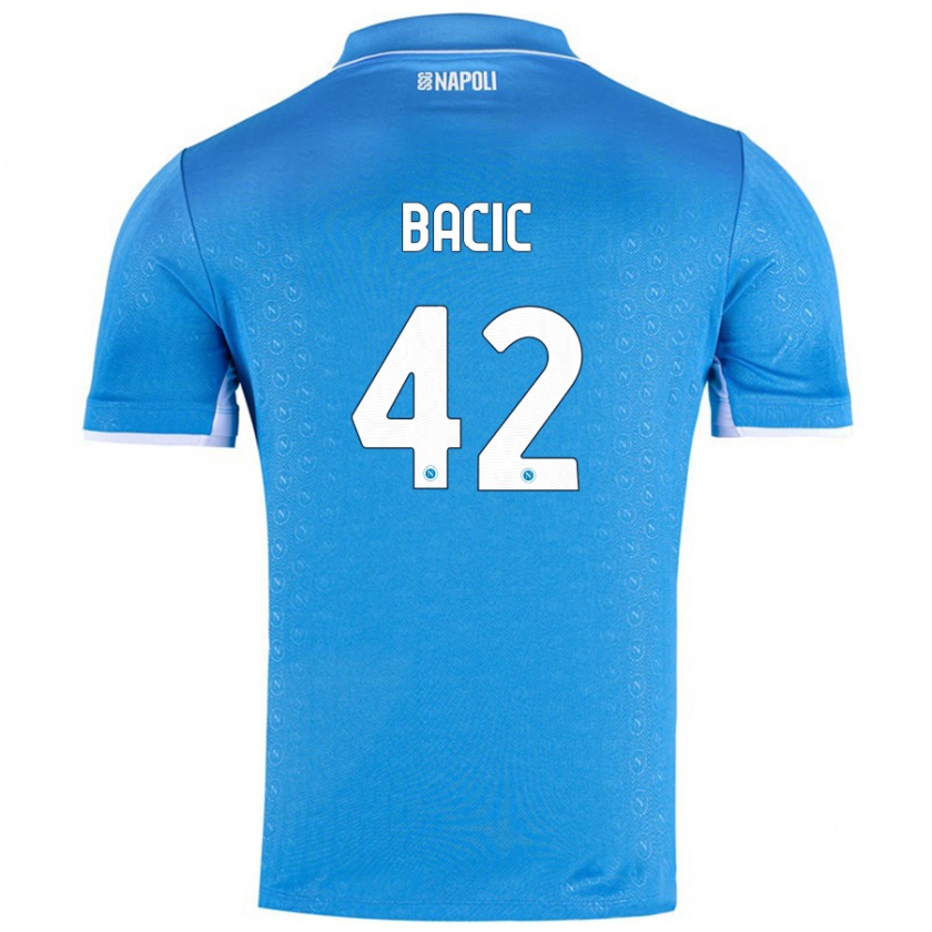 Kandiny Kinder Doris Bačić #42 Himmelblau Heimtrikot Trikot 2024/25 T-Shirt