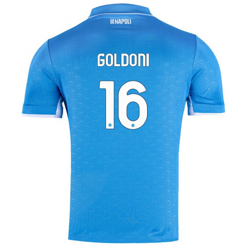 Kandiny Kinder Eleonora Goldoni #16 Himmelblau Heimtrikot Trikot 2024/25 T-Shirt