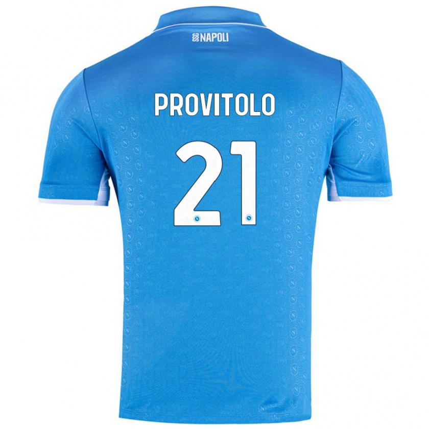 Kandiny Kinder Vincenzo Provitolo #21 Himmelblau Heimtrikot Trikot 2024/25 T-Shirt