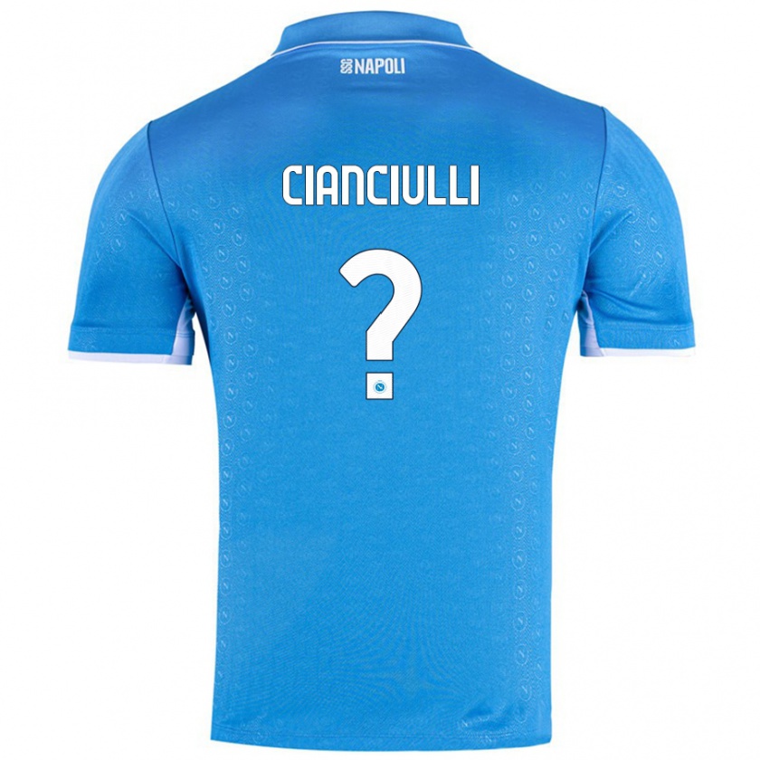 Kandiny Kinder Antonio Cianciulli #0 Himmelblau Heimtrikot Trikot 2024/25 T-Shirt