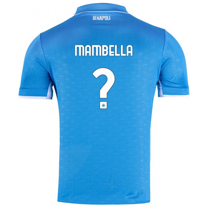 Kandiny Kinder Andrea Mambella #0 Himmelblau Heimtrikot Trikot 2024/25 T-Shirt