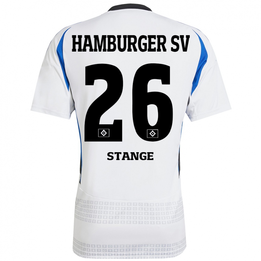 Kandiny Kinder Otto Stange #26 Weiß Blau Heimtrikot Trikot 2024/25 T-Shirt