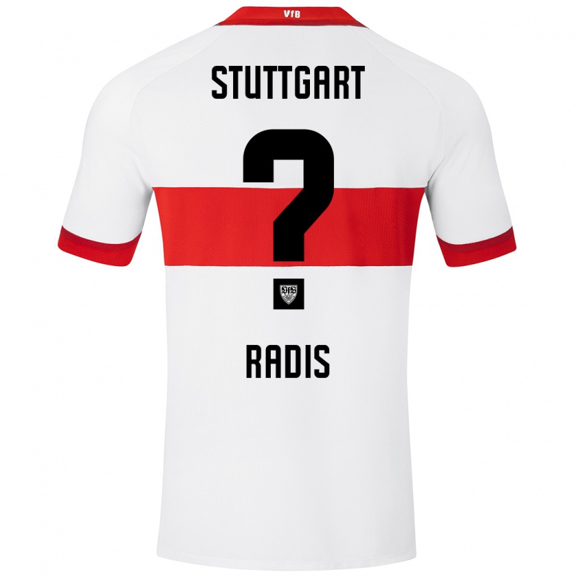 Kandiny Kinder Dimitrios Radis #0 Weiß Rot Heimtrikot Trikot 2024/25 T-Shirt