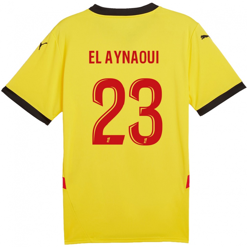 Kandiny Kinder Neil El Aynaoui #23 Gelb Rot Heimtrikot Trikot 2024/25 T-Shirt