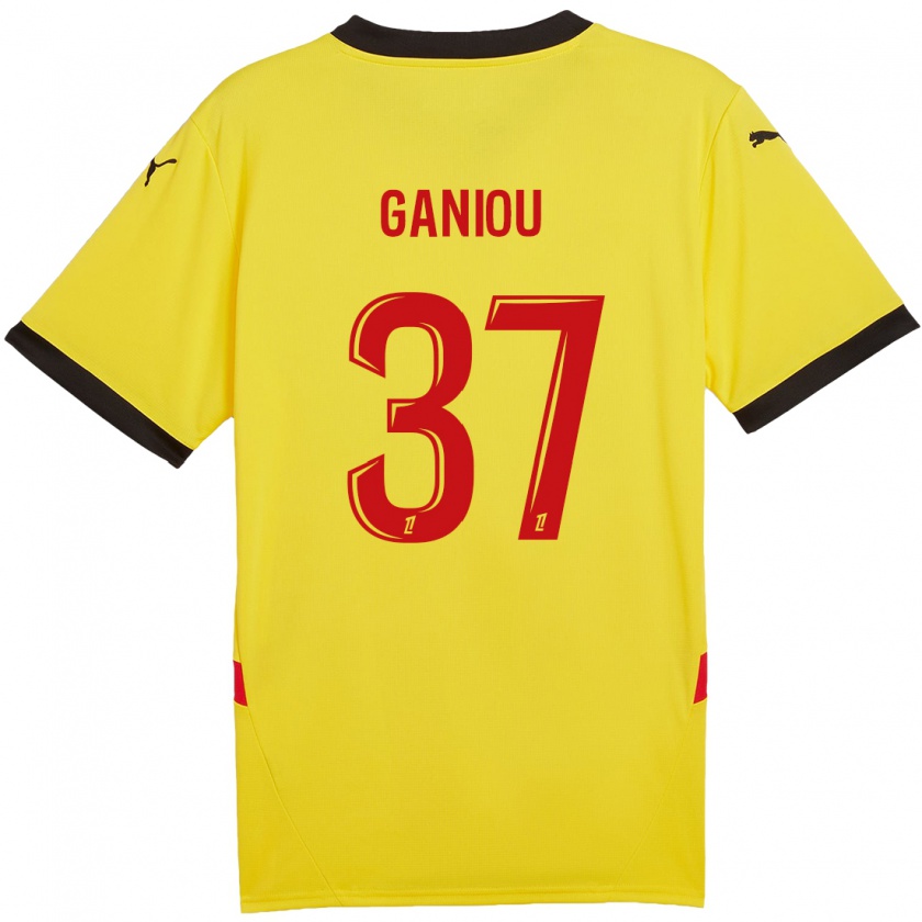 Kandiny Kinder Ismaëlo Ganiou #37 Gelb Rot Heimtrikot Trikot 2024/25 T-Shirt