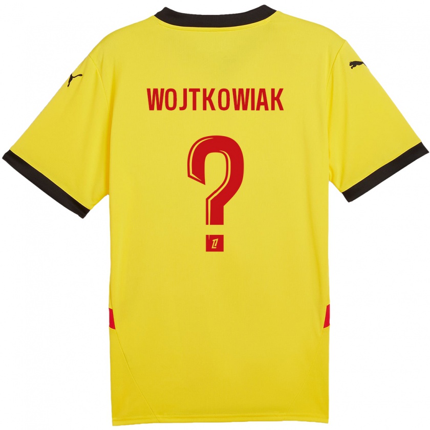 Kandiny Kinder Valentin Wojtkowiak #0 Gelb Rot Heimtrikot Trikot 2024/25 T-Shirt