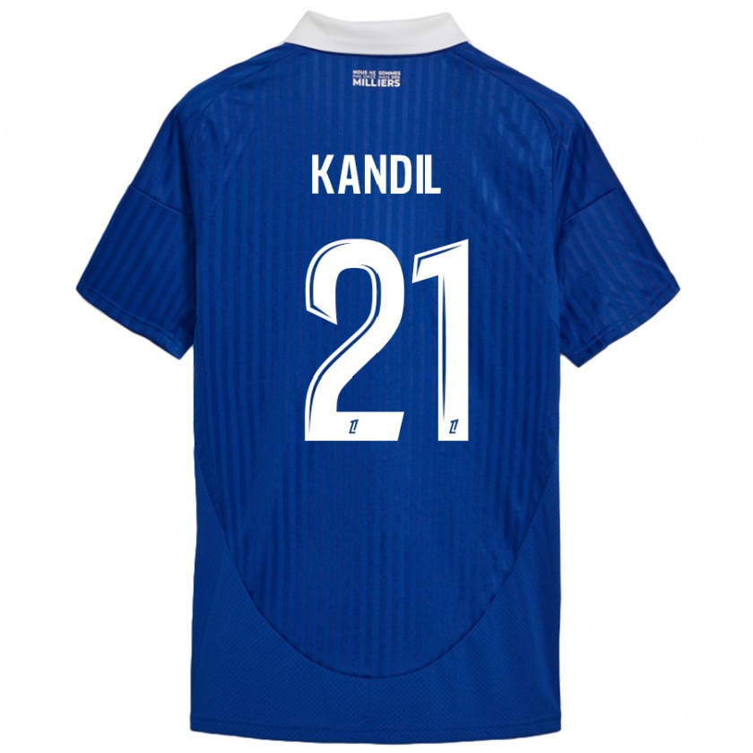 Kandiny Kinder Nordine Kandil #21 Blau Weiß Heimtrikot Trikot 2024/25 T-Shirt