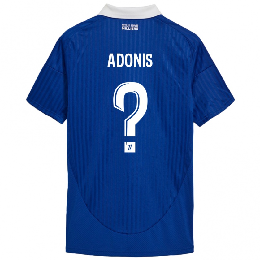 Kandiny Kinder Erwan Adonis #0 Blau Weiß Heimtrikot Trikot 2024/25 T-Shirt