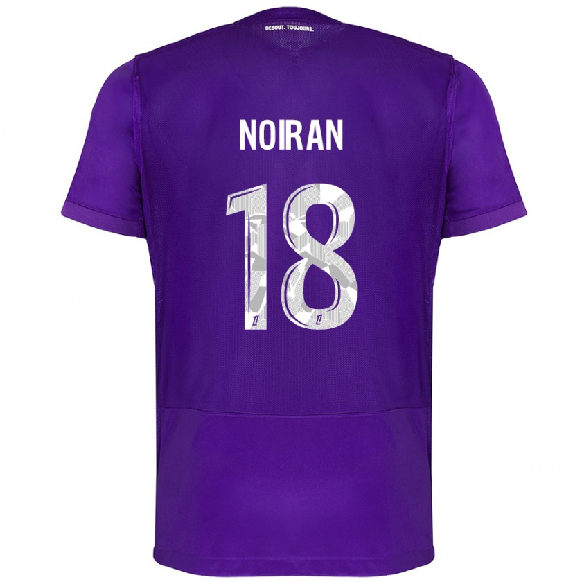 Kandiny Kinder Clara Noiran #18 Violett Weiß Heimtrikot Trikot 2024/25 T-Shirt