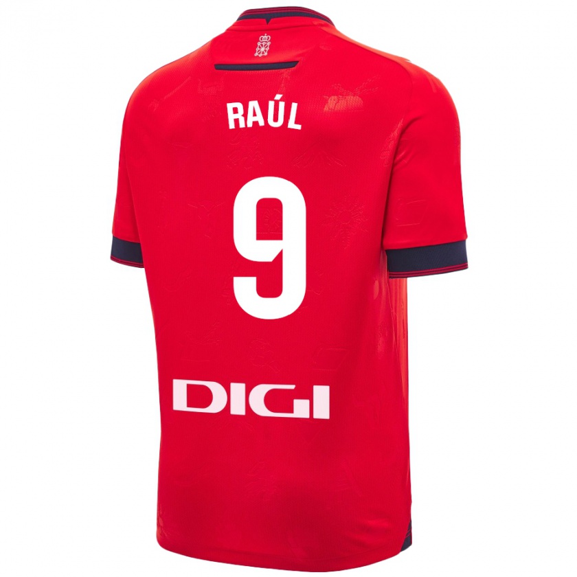 Kandiny Kinder Raúl García #9 Rot Weiß Heimtrikot Trikot 2024/25 T-Shirt