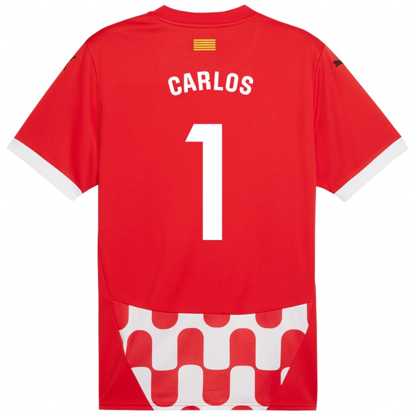 Kandiny Kinder Juan Carlos #1 Rot Weiß Heimtrikot Trikot 2024/25 T-Shirt