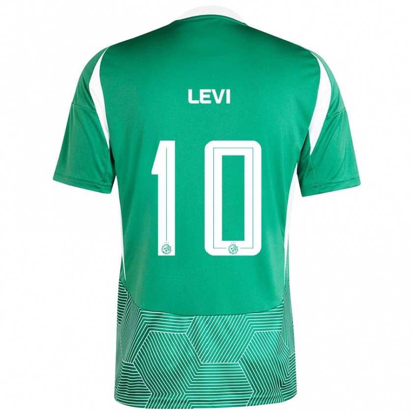 Kandiny Kinder Yarin Levi #10 Grün Weiß Heimtrikot Trikot 2024/25 T-Shirt