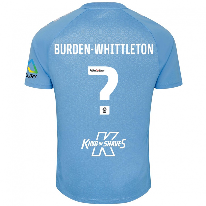 Kandiny Kinder Charlie Burden-Whittleton #0 Blau Weiß Heimtrikot Trikot 2024/25 T-Shirt