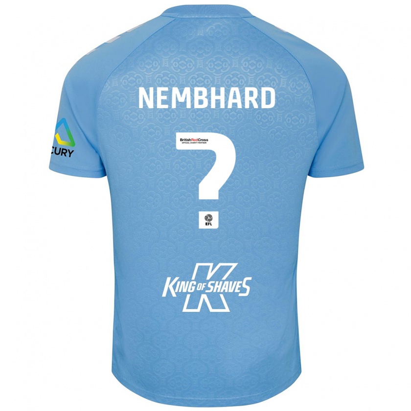 Kandiny Kinder Kesiah Nembhard #0 Blau Weiß Heimtrikot Trikot 2024/25 T-Shirt