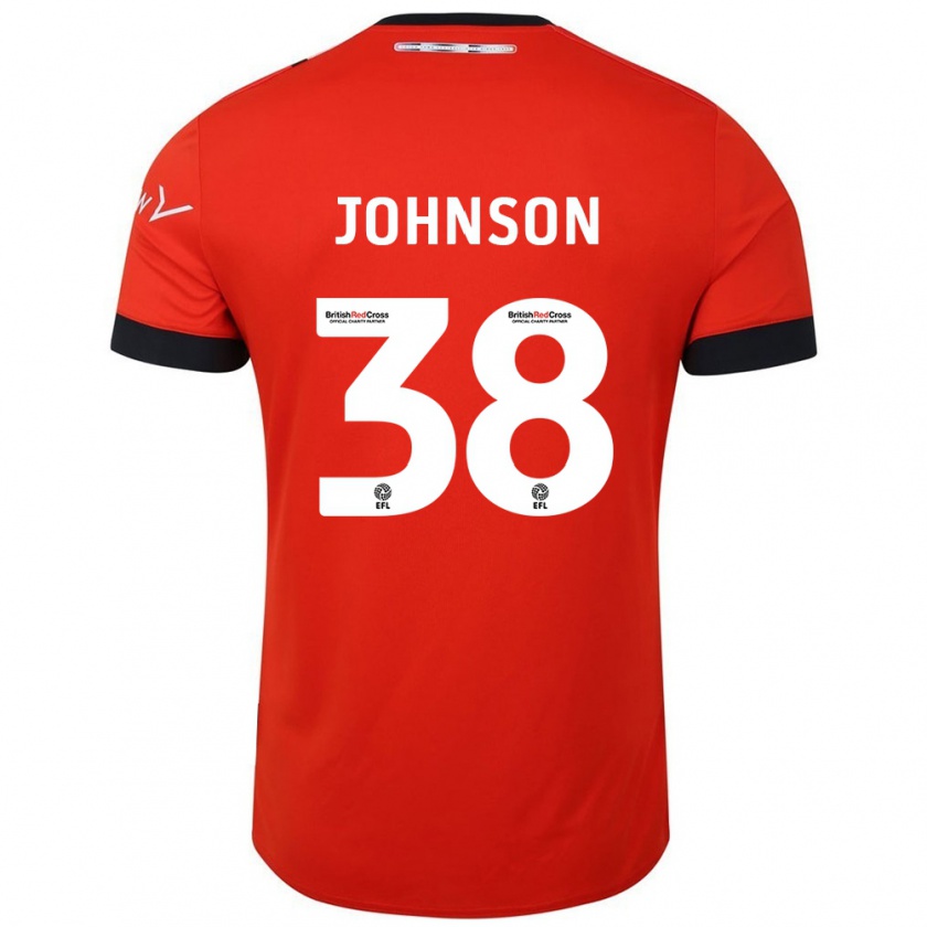 Kandiny Kinder Joe Johnson #38 Orange Schwarz Heimtrikot Trikot 2024/25 T-Shirt