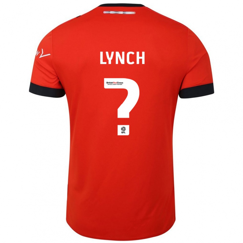 Kandiny Kinder Oliver Lynch #0 Orange Schwarz Heimtrikot Trikot 2024/25 T-Shirt