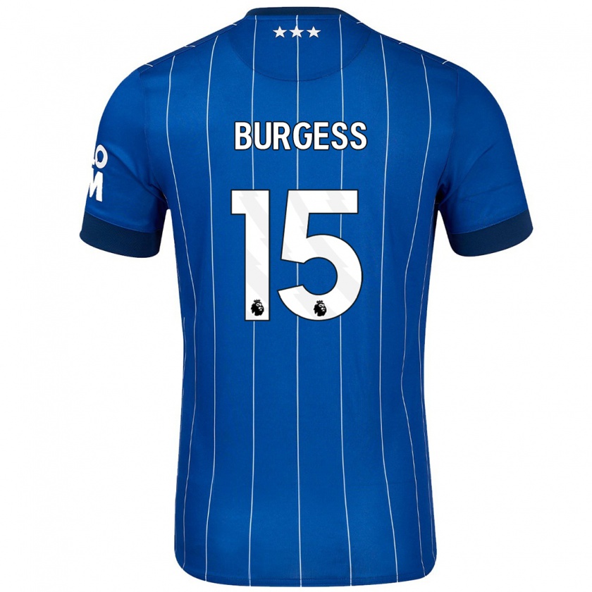 Kandiny Kinder Cameron Burgess #15 Marineblau Heimtrikot Trikot 2024/25 T-Shirt